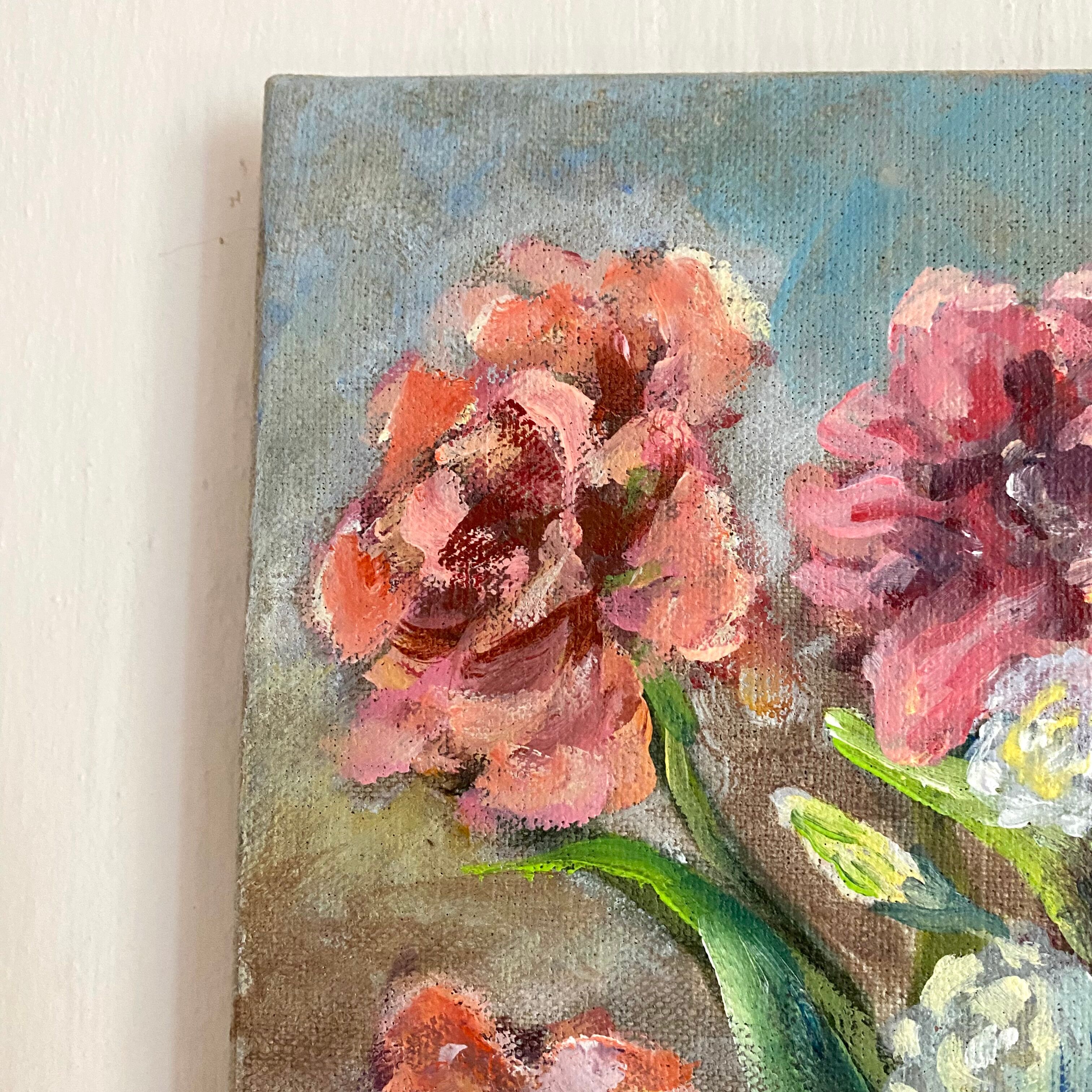 Canvas flowers