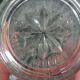 Old glass sugar bowl