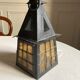 Wrought iron lantern