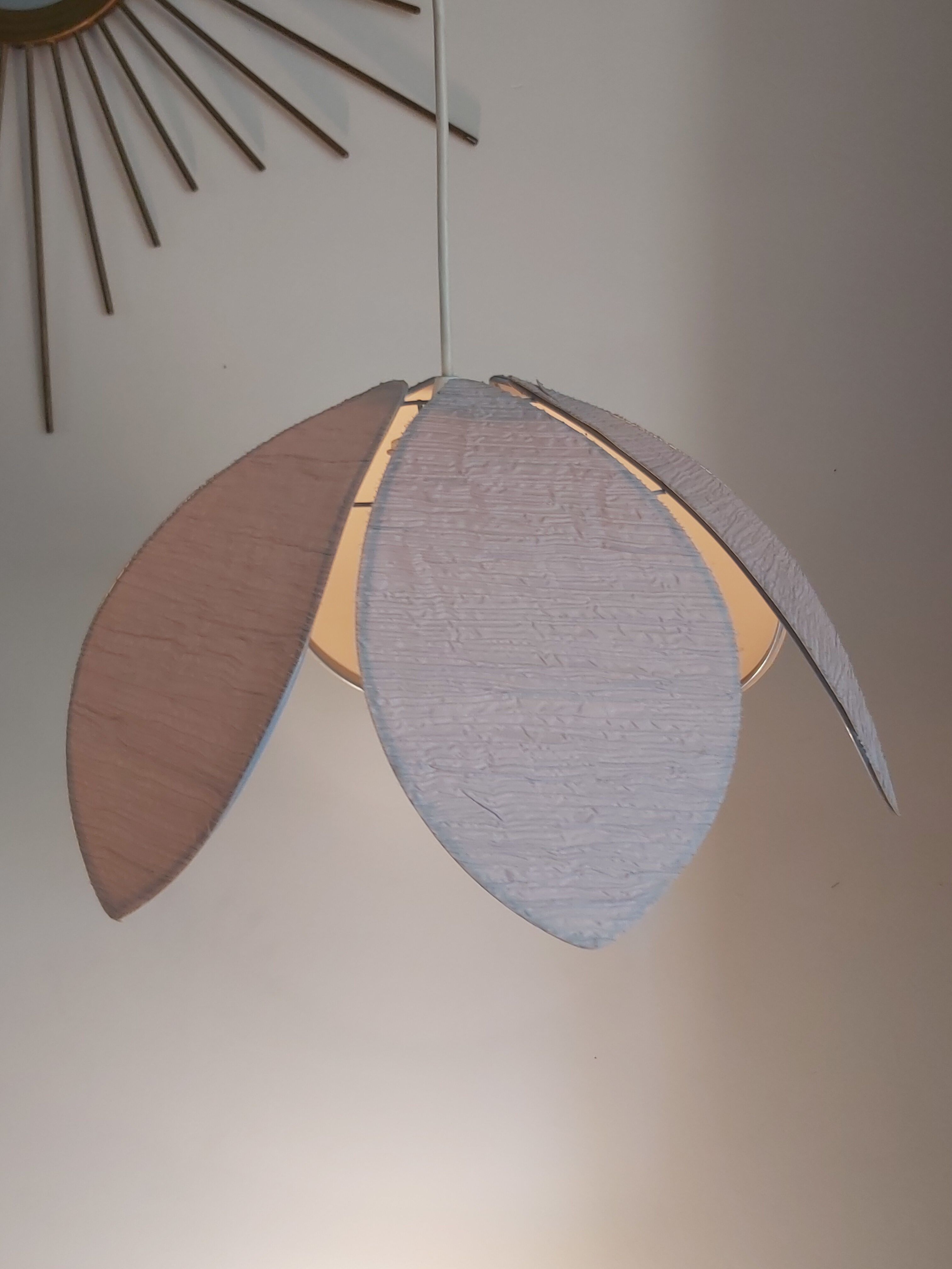 Suspension fleur vintage
