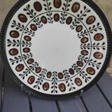 12 flat plates Boch La Louvière 60s