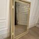 Miroir Pierre Vandel en alu blanc, Paris, 1970 - 90x60cm