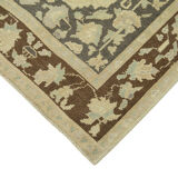 1960s Handmade Wool Oriental Beige Carpet 154 cm x 261 cm