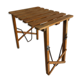 Folding stool with slats