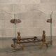Paire de chenets en bronze Anton Prinner 1930