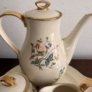 Tea Service Café Courtoisie Keramis Boch Louvière Art Deco Phoenix Bird