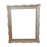 Large frame montparnasse foliage carved wood patinated