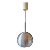 Suspension "Eyeball" in brushed aluminium, Space Age