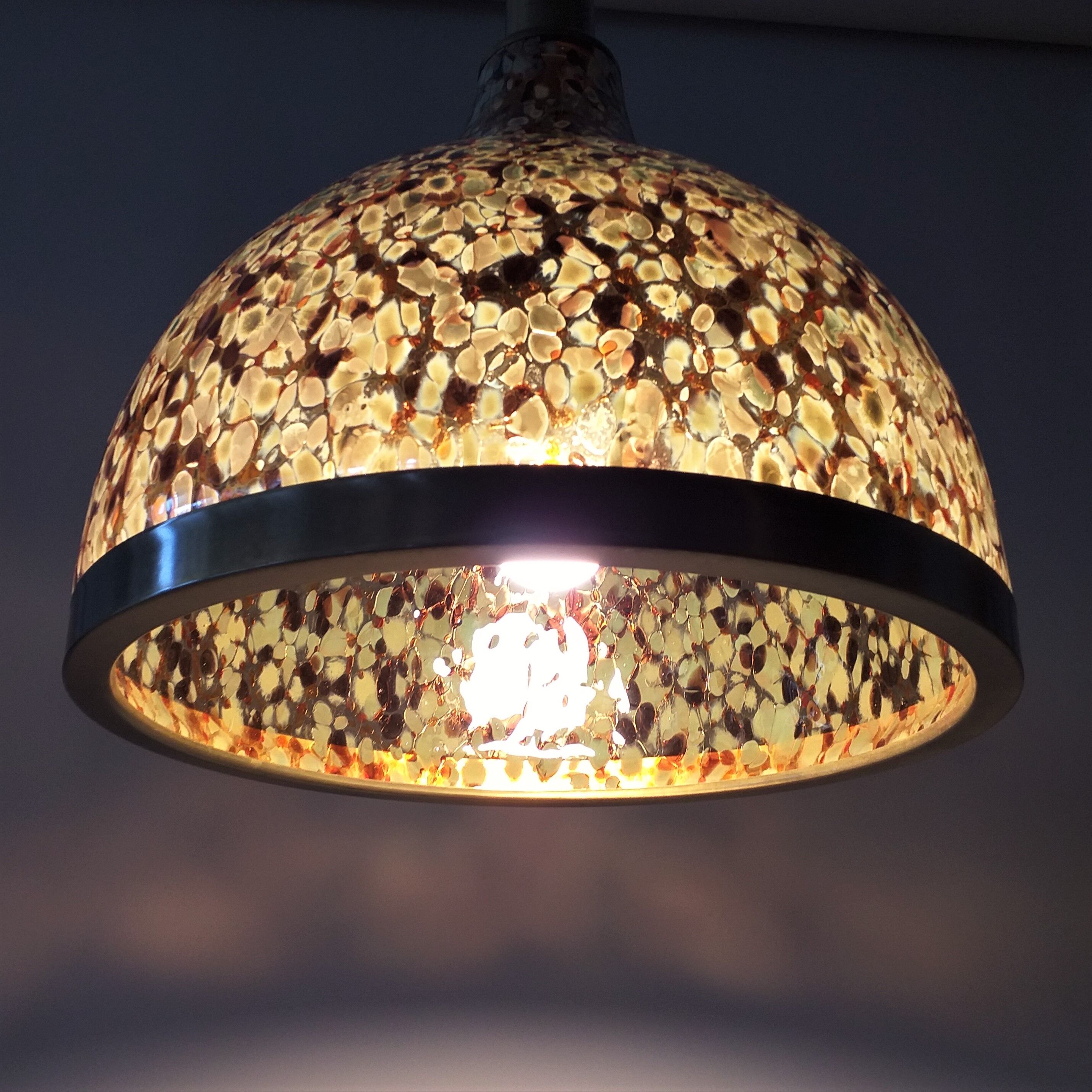 Murano bell pendant light