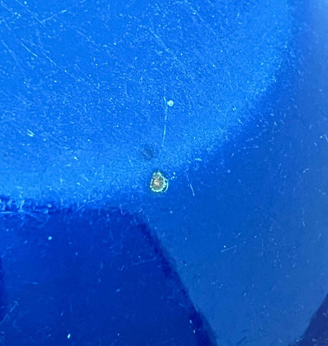 Modern blue enamel bowl from the mid-century by Kaj Franck for Finel, Finland, 1960s.