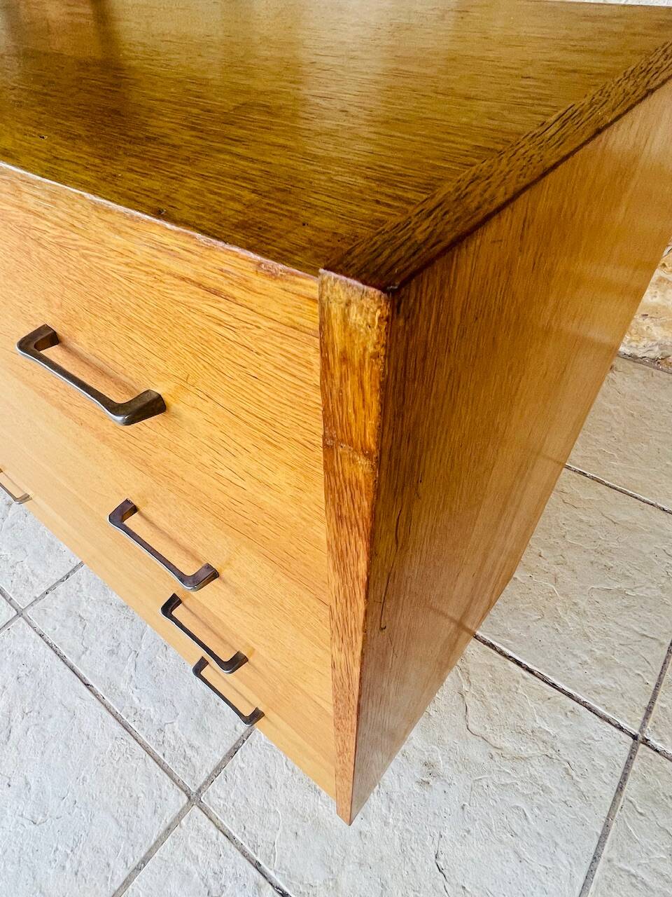 Vintage 4-drawer chest of drawers by Capelle, circa 1960s