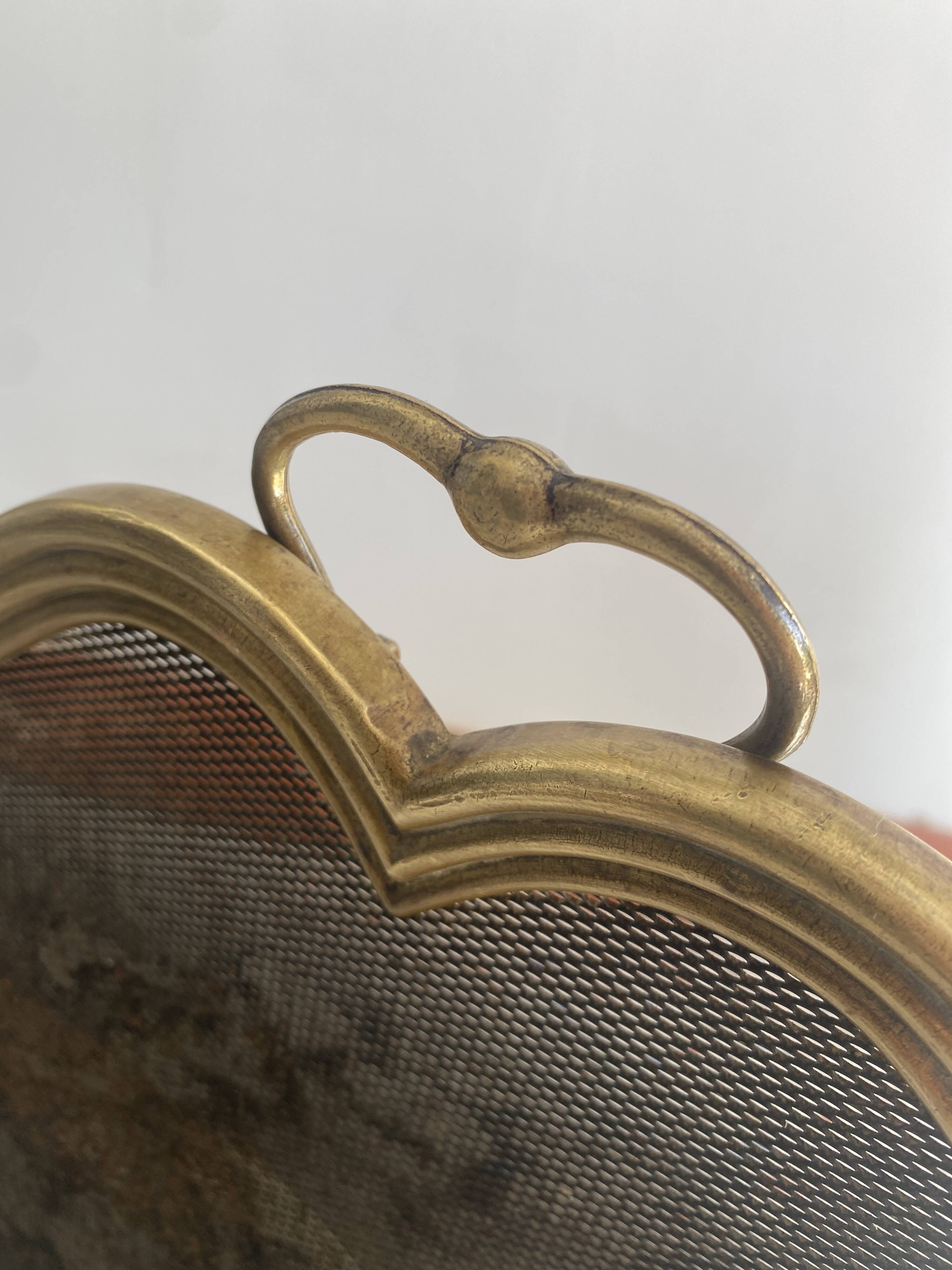 Small fireplace screen