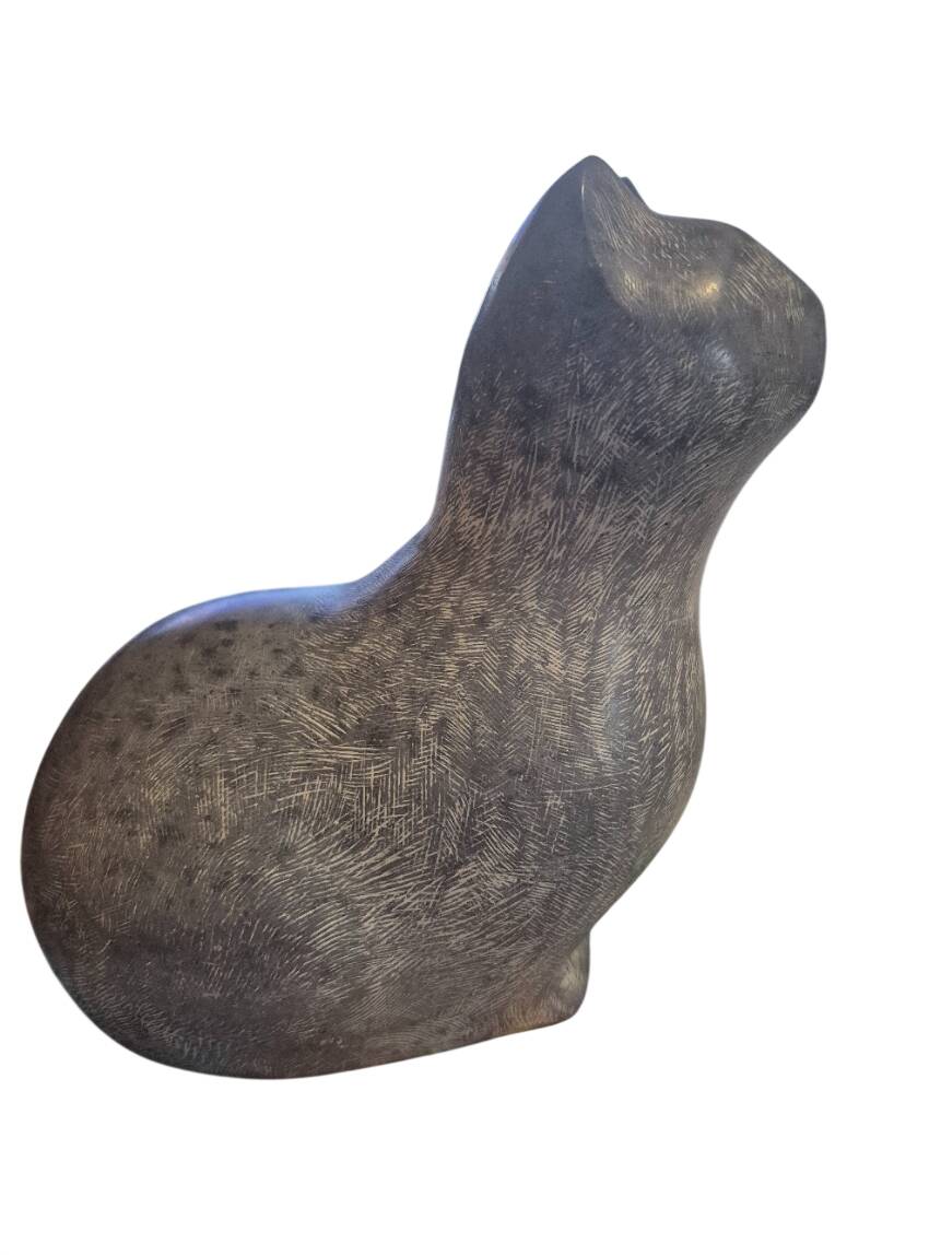 Stone sculpture of a cat Islay Grimes