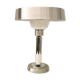 70's chrome and brushed art deco style lamp