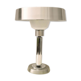 70's chrome and brushed art deco style lamp