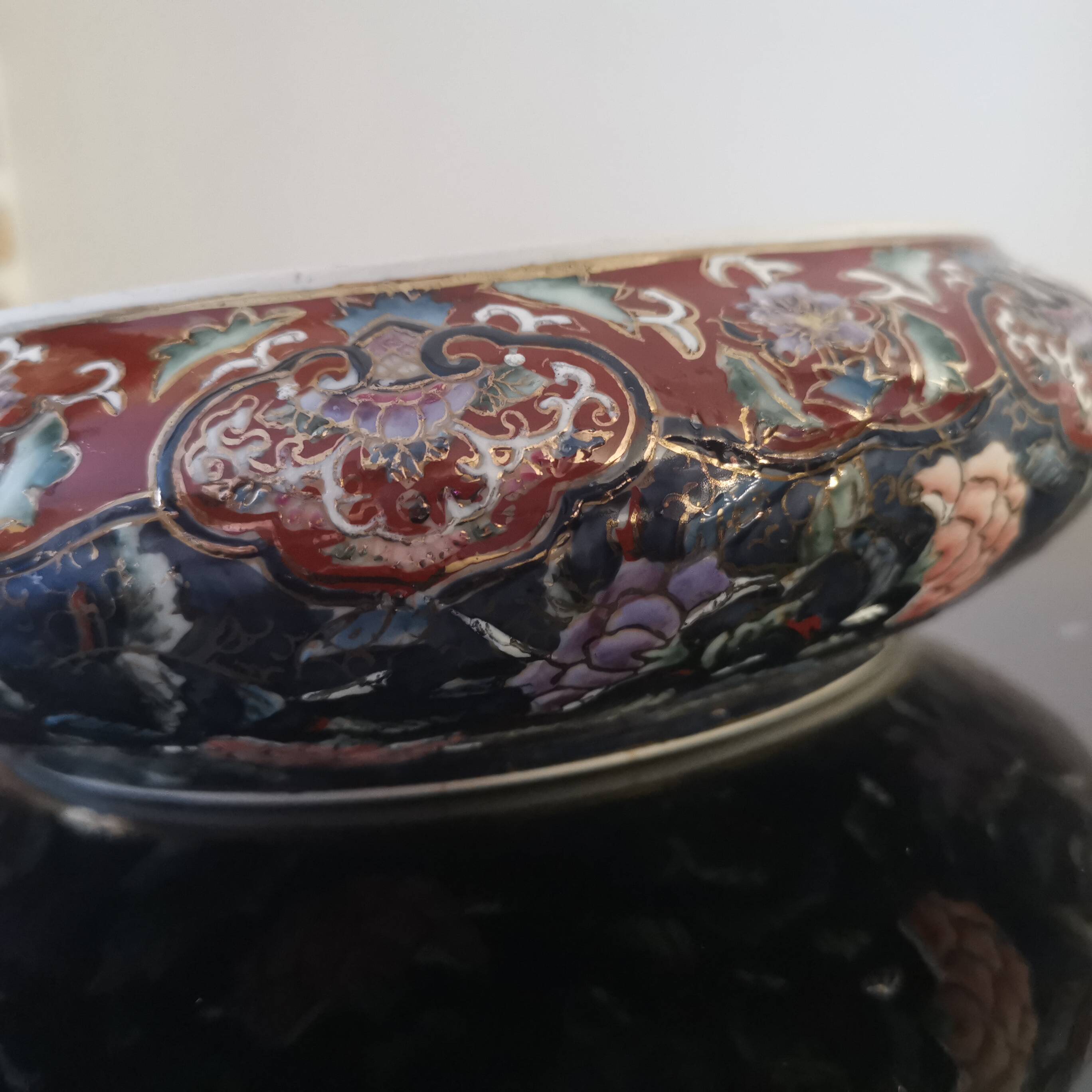 Saladier en porcelaine Chinois XXème siècle