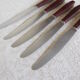 10 1940s bakelite knives