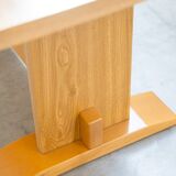 70s table with oak laminate top