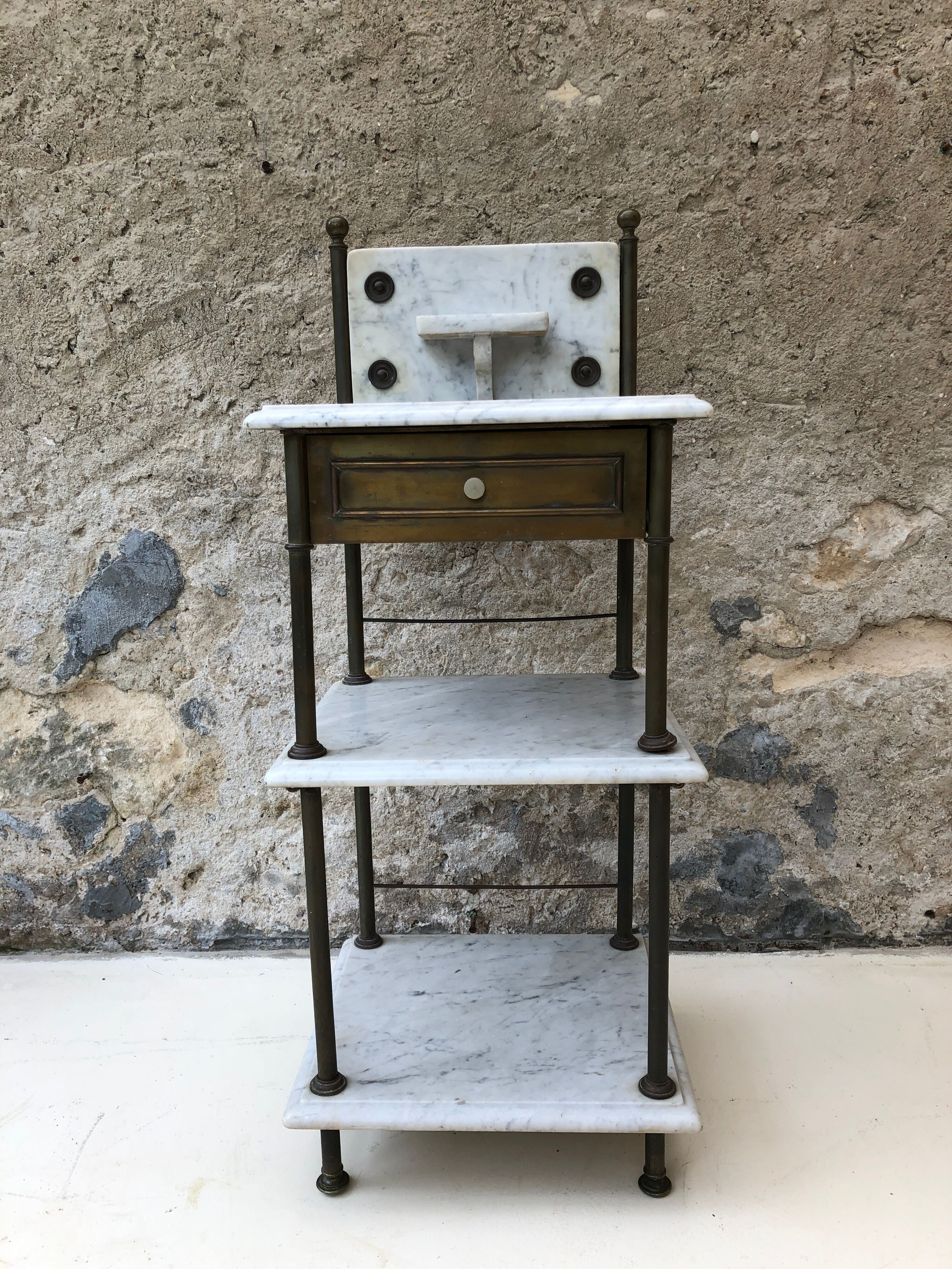 Art Nouveau bedside table
