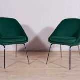 Armchairs chrome and fabric , 1960