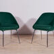 Armchairs chrome and fabric , 1960