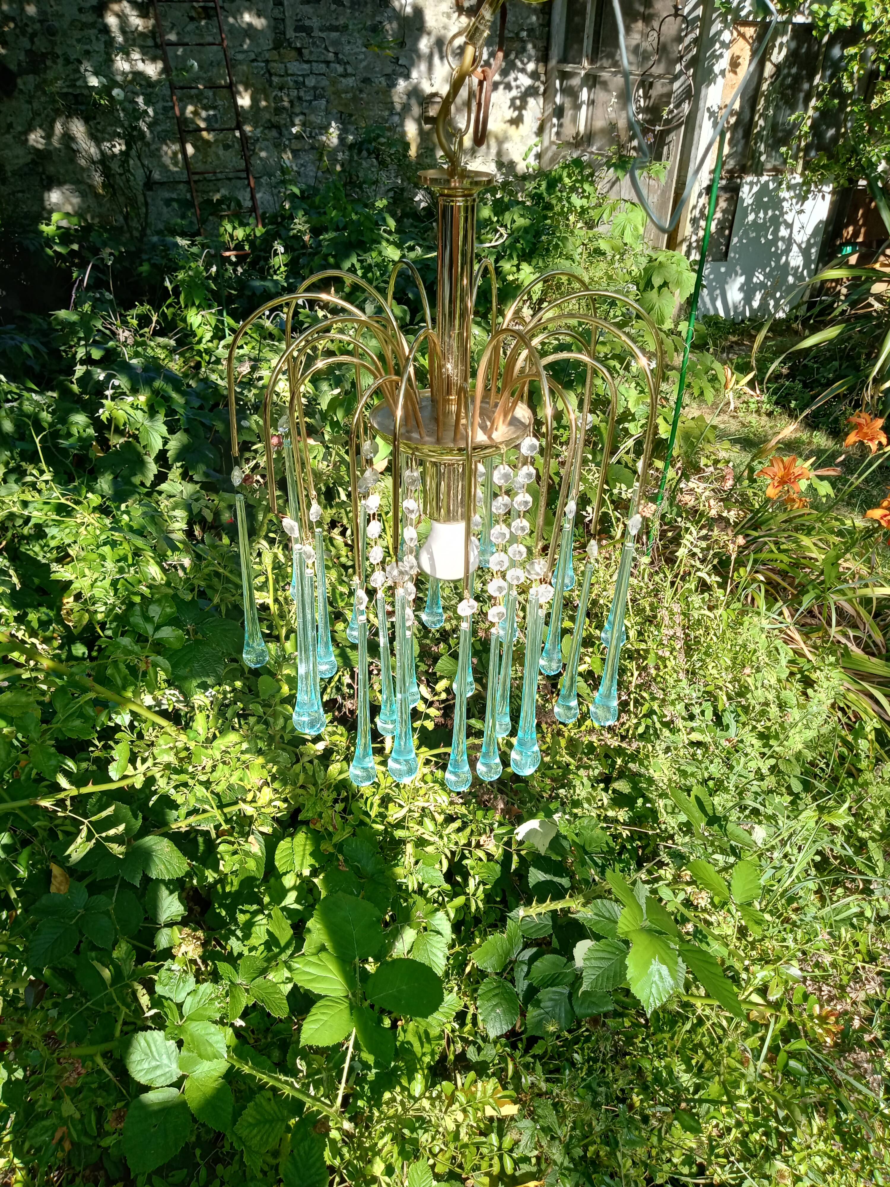Lustre en Forme de Lärmes Murano Italie