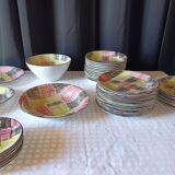 Sarreguemines vintage service