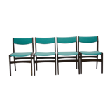A set of 4 danish chairs