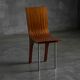 Postmodern Walnut Dining Chairs, Italy, 1980s