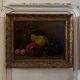 Pair of still lifes, oils on cardboard, fruits, 20th century by L. Gauthier