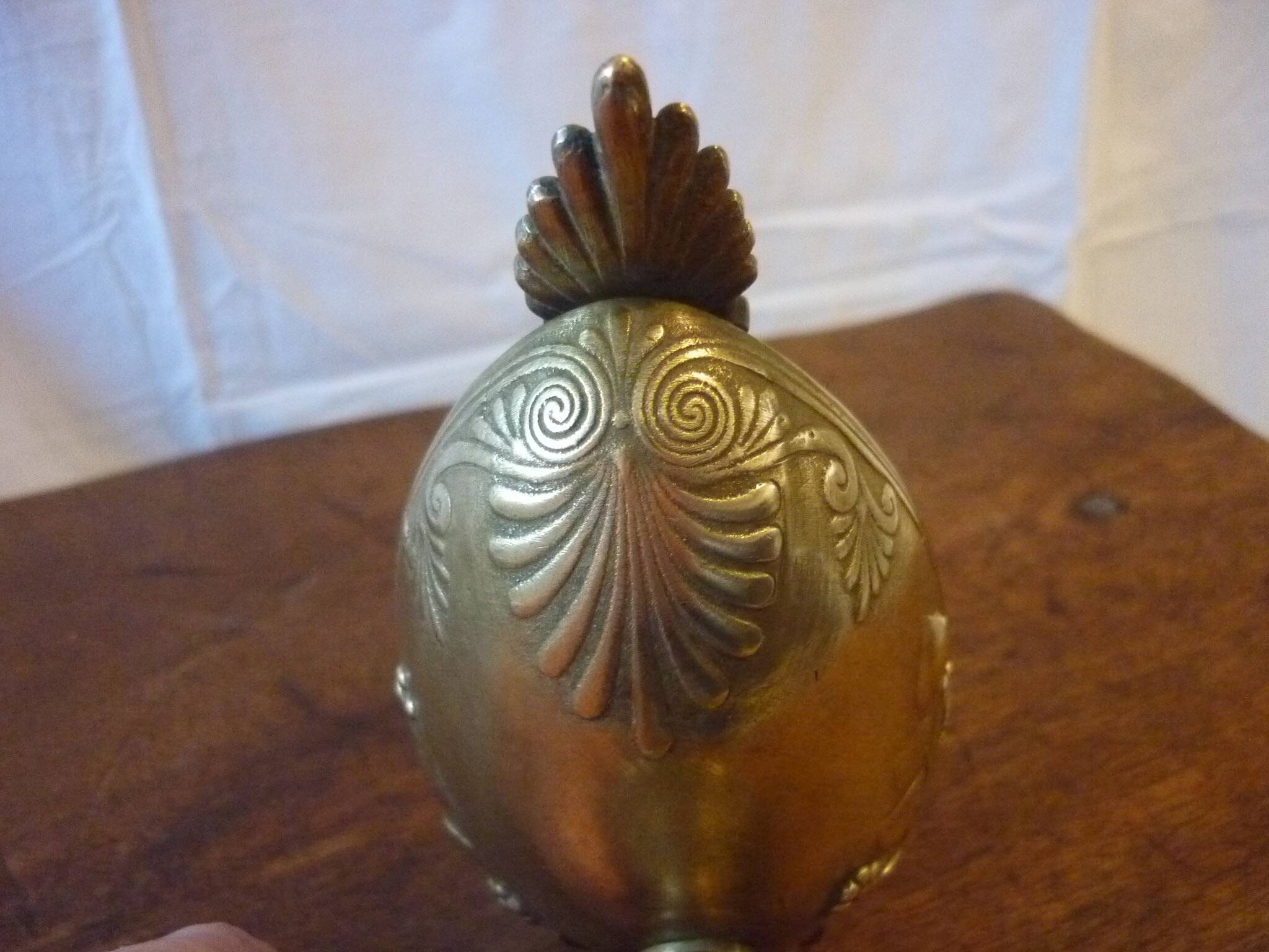 Antique bronze cup