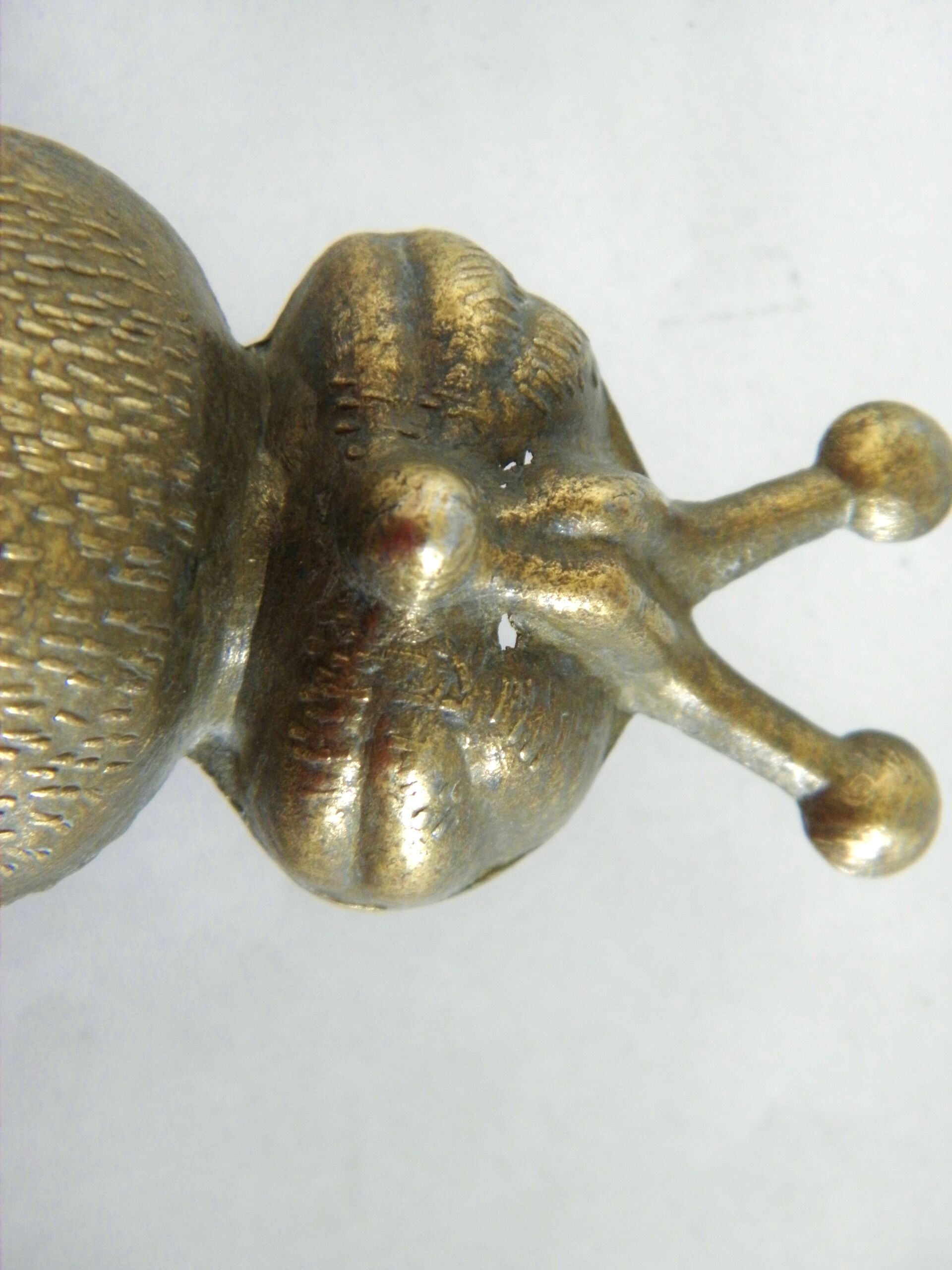 Fly ashtray brass 70s