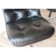 Pair of leather swivel armchairs by Charles Pollock for Knoll 1960