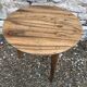 Side table / old round tripod table