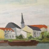 Tableau les maisons du canal