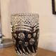 Art Deco vase in two-tone black and clear crystal, Val-Saint-Lambert, circa 19