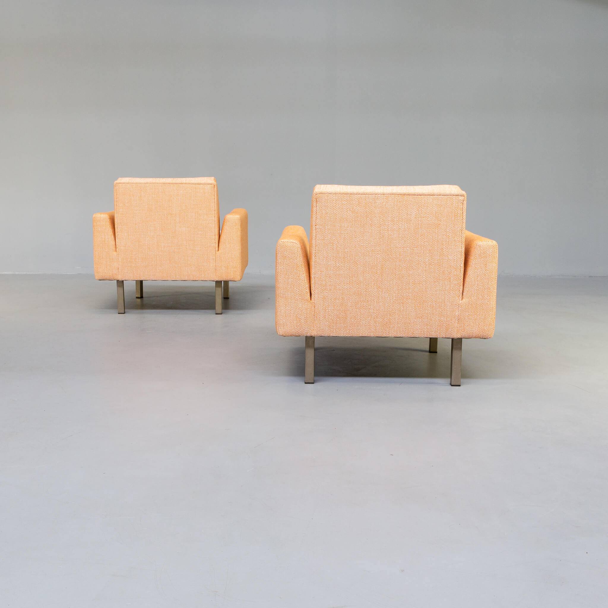 60s Theo Ruth model 410 lounge fauteuil for Artifort set/2