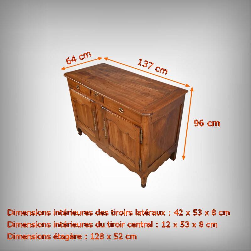 Cherry Wood Buffet, Louis XV style – Mid 19th century