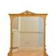 Miroir de cheminée victorien doré