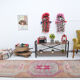 3x10 pastel wool vintage runner rug 309x98cm