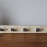 Patinated wood and metal hook
