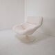 Restored Artifort F518 Lounge Chair by Geoffrey Harcourt in Bouclé Fabric,