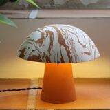 Lampe en terres mêlées