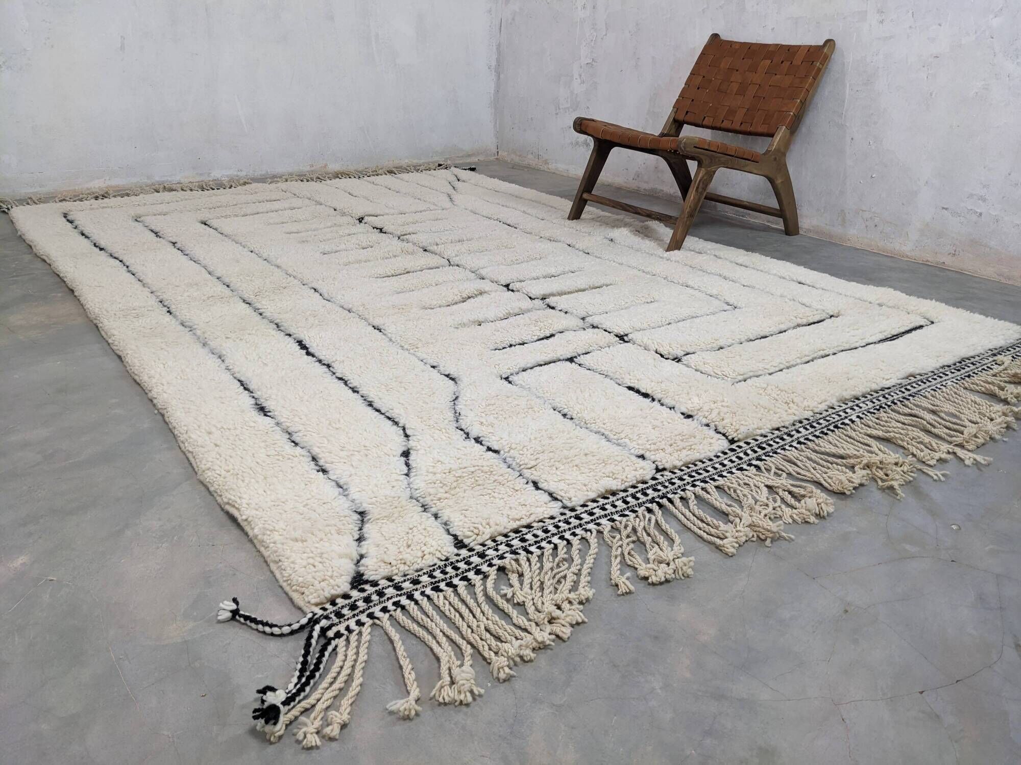 Large Beni Ouarain rug, 305 x 210 cm || 10.01 x 6.89 feet, G-303