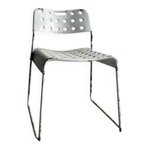 Chaise Omstak en acier