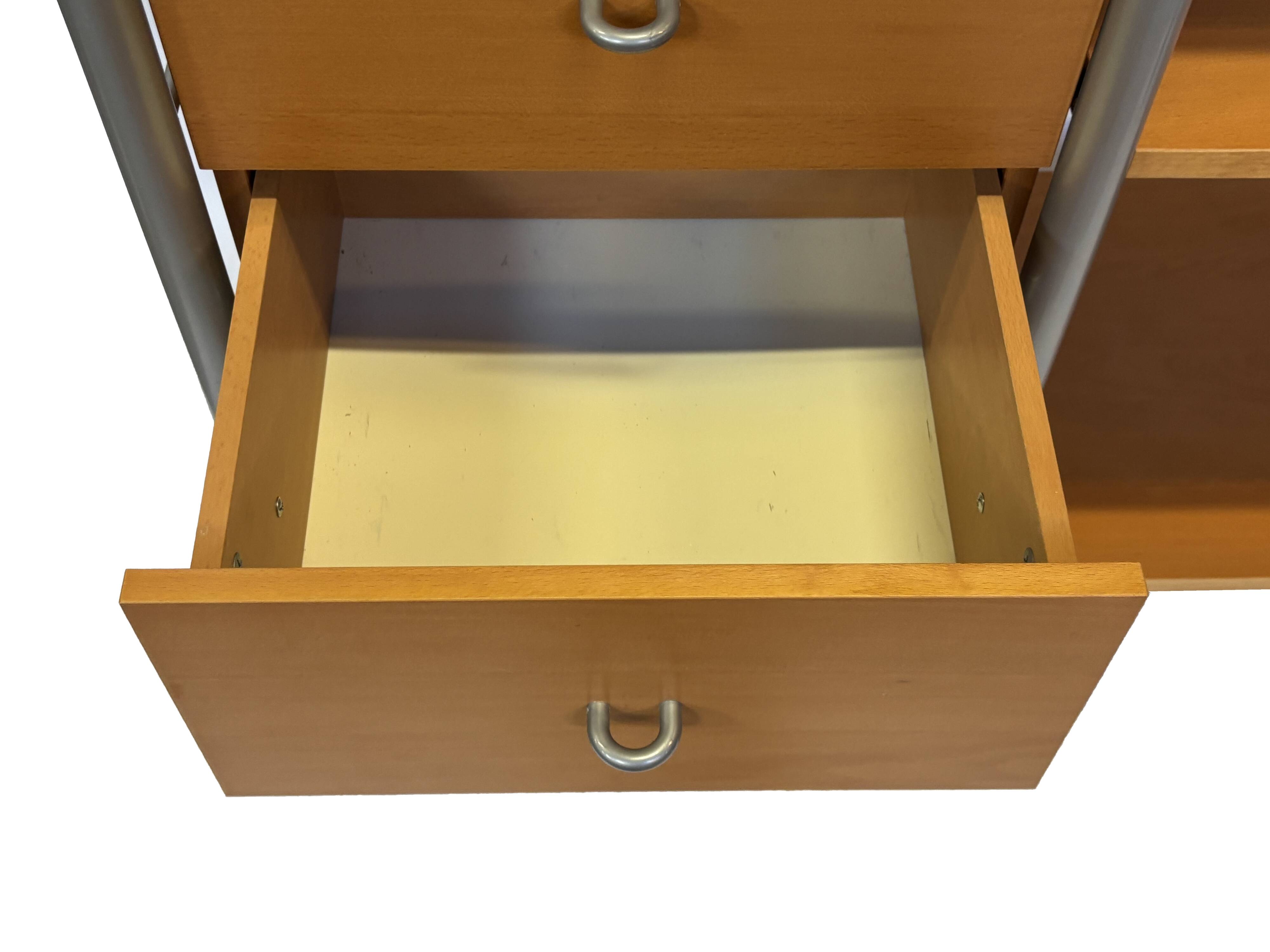 Vintage Ikea Niklas wall unit, Rutger Andersson modular wall bookcase