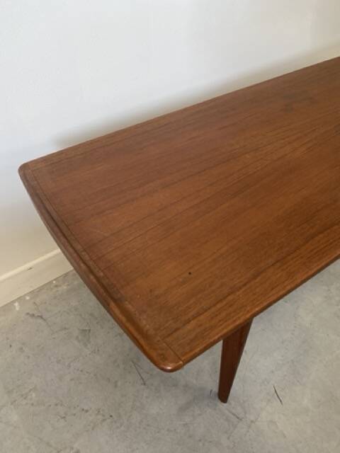 Vintage Scandinavian teak coffee table, Rasmus, FM Møbler, 1960s