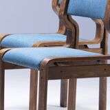 Set of 4 Dining Chairs, Ludvík Volák, 1970s-1980s, Czechoslovakia