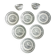 Lot de 6 coupelles et 2 tasses Cappellemans, Jemmapes