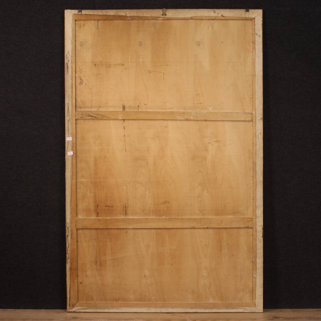 Surrealist Italian painting Crucifixion from the 20th century